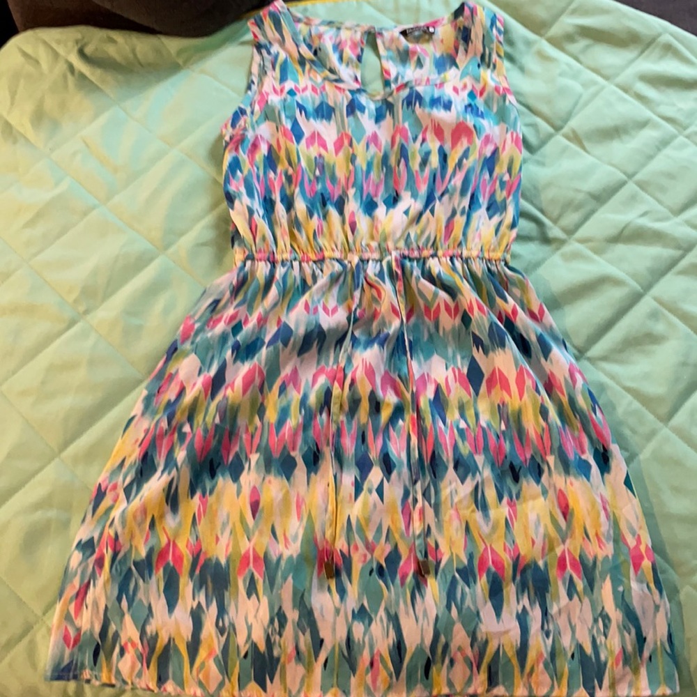 Rainbow dress size large in kids